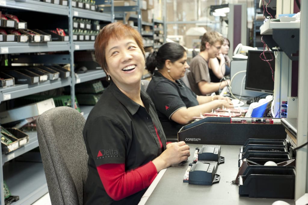 Gemeinsame Vision, das Team von Delta Controls