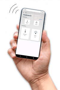 Seymour App mit Hand