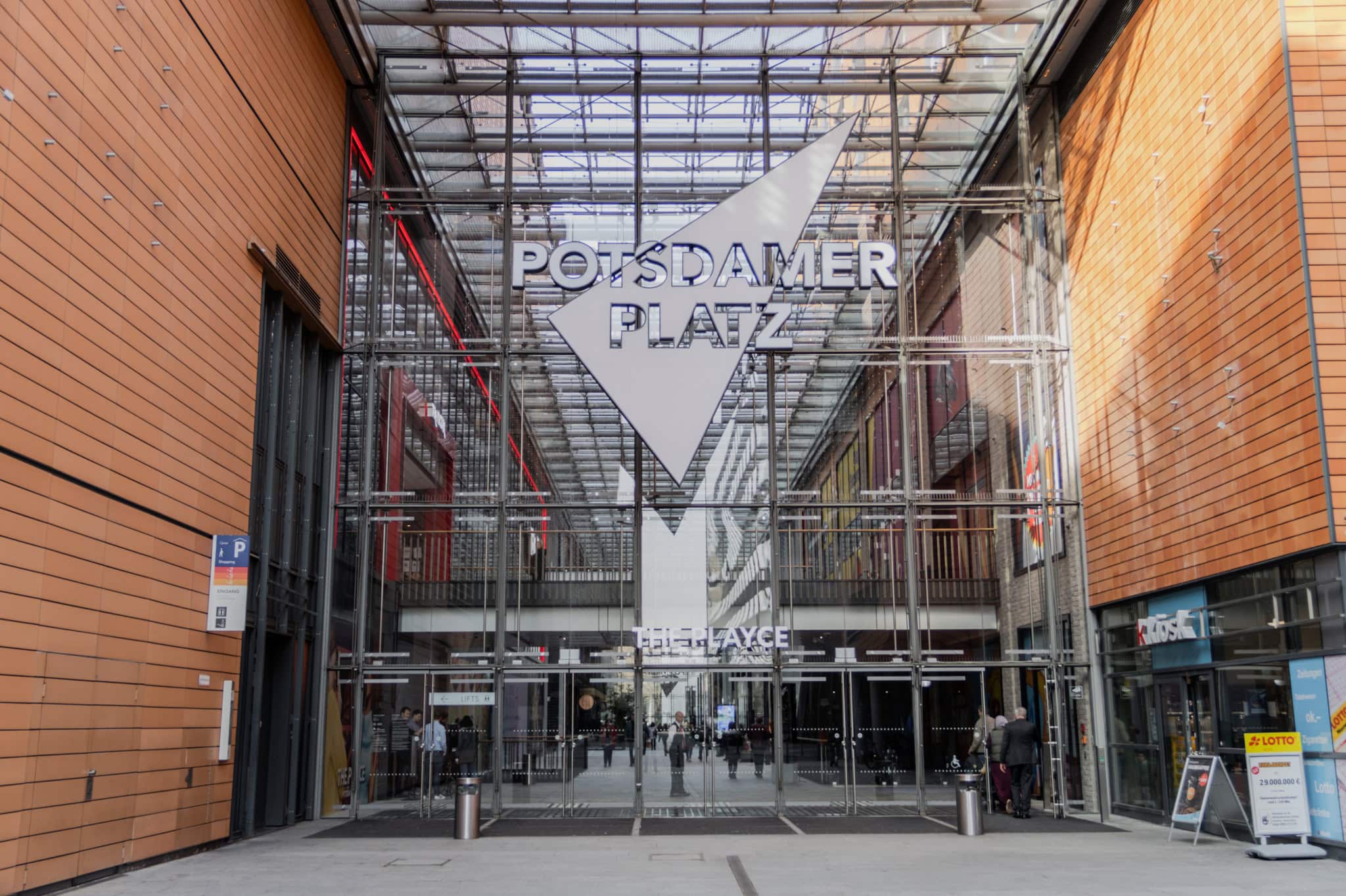 Einkaufszentrum im Quartier Potsdamer Platz