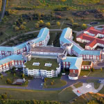 Gebäudeautomation in KMG Kliniken, Luftaufnahme