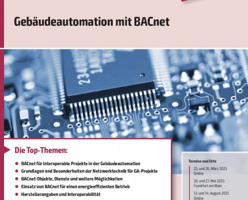 VDI Seminare 2025 Gebäudeautomation mit BACnet